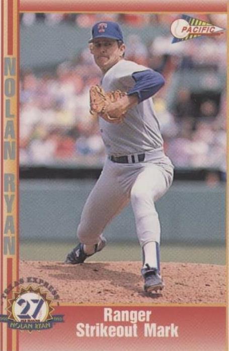 1993 Pacific Nolan Ryan Texas Express 27 Seasons - Nolan Ryan #190 - 1 of 1