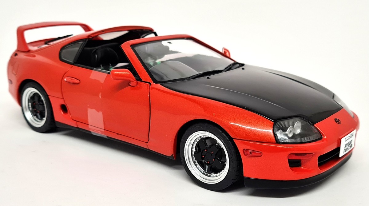Solido 1/18 - Toyota Supra MK4 A80 Streetfighter Orange 1998