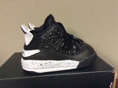 Kids Air Jordan Dub Zero TD Black//Cement 311072-002 TODDLERS
