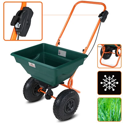GARDEBRUK Streuwagen Saatgutstreuer Düngerstreuer Schleuderstreuer Sand Salz Streuer