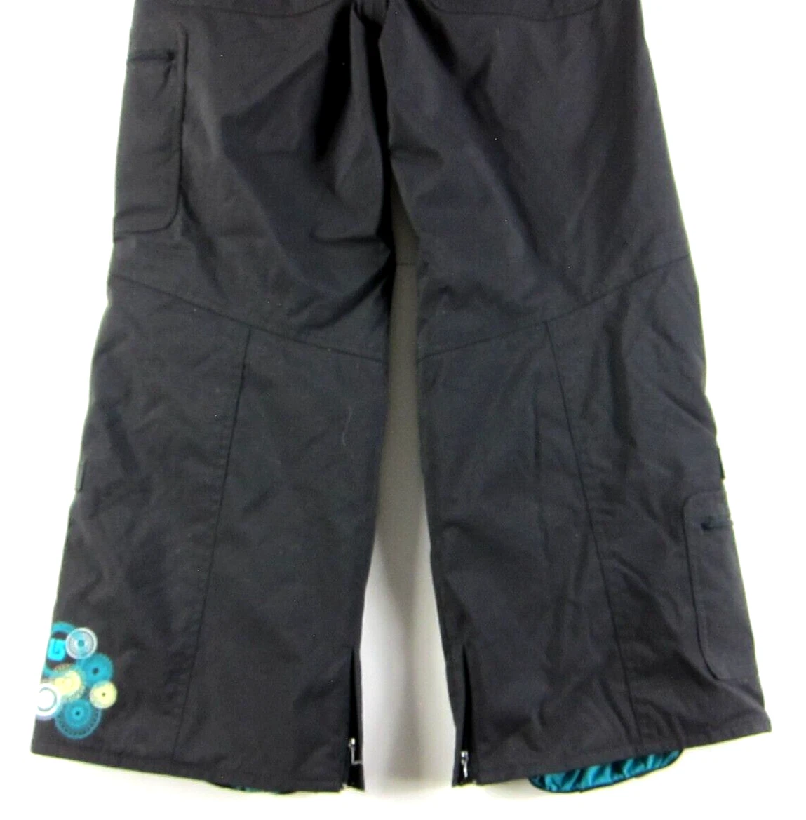 burton 100% nylon insulated ski snowboard cargo pants