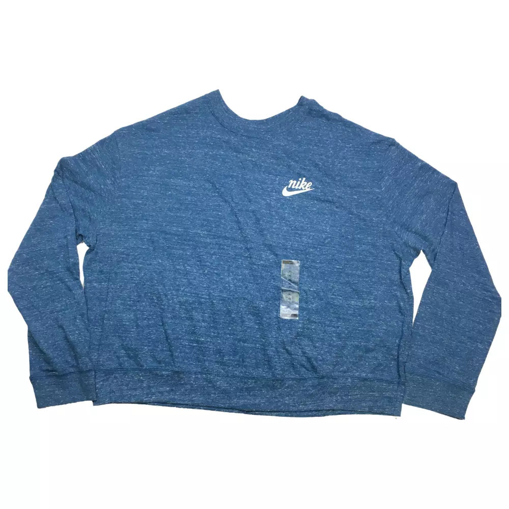 Nike Women's Sportswear Gym Vintage Crew Pullover Size Small Blue CK5224  432 | eBay