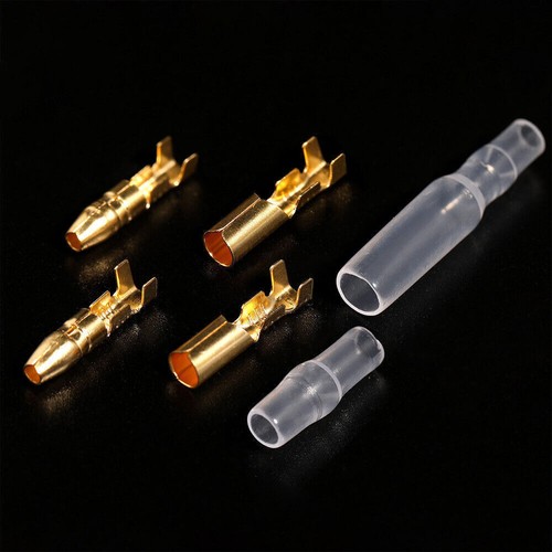 200PCS Insulated Bullet Terminals Female Male Crimp Wire Cable Connectors 4.0mm - Picture 3 of 12