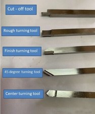 Utensile da taglio in acciaio bianco 5 pezzi adatto per tornio orologiaio 8,0 mm