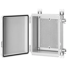 Junction Box IP67 Waterproof Plastic Enclosure for Electrical Project Hinged ...