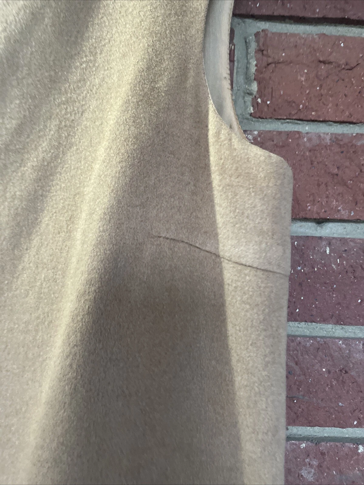 Abito vintage Michael Kors Bergdorf Goodman donna taglia 8 100% guaina capelli cammello