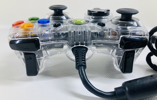 Controlador transparente PDP Afterglow con cable Microsoft XBOX 360 probado PL-3702 C5 - Imagen 4 de 7