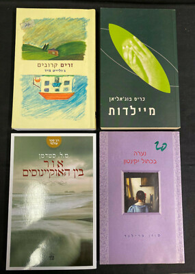 4 hebrew Books, Hebräisch, Vreeland, M. L. Stedman, Bohjalian, Mead, Ivrit #130