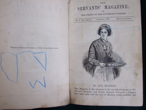 The Servants' Magazine 1867 and 1868 (2 year's issues) Illustrated, Rare - Foto 3 di 10