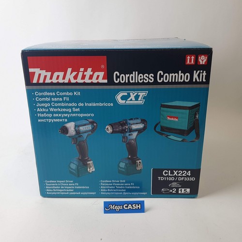 Makita CLX224 12V Max 1.5Ah Li-ion CXT Cordless 2pce Combo Kit - Picture 18 of 21