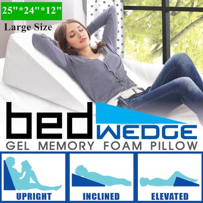 Foam Wedge Support Pillow Sleep Pillow Multipurpose Relieve Back