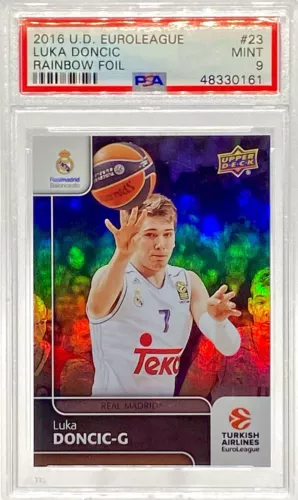 2016-17 Upper Deck Euroleague - Rainbow Foil Luka Dončić (RC) Rookie 