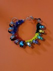 Unique Colorful Sparkle Ring Clasp Bracelet — photo 5