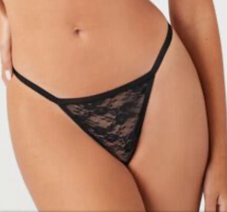 Paquete de 4 bragas de tanga Forever 21 como en la foto vacaciones Navidad talla S Foto 2 de 4