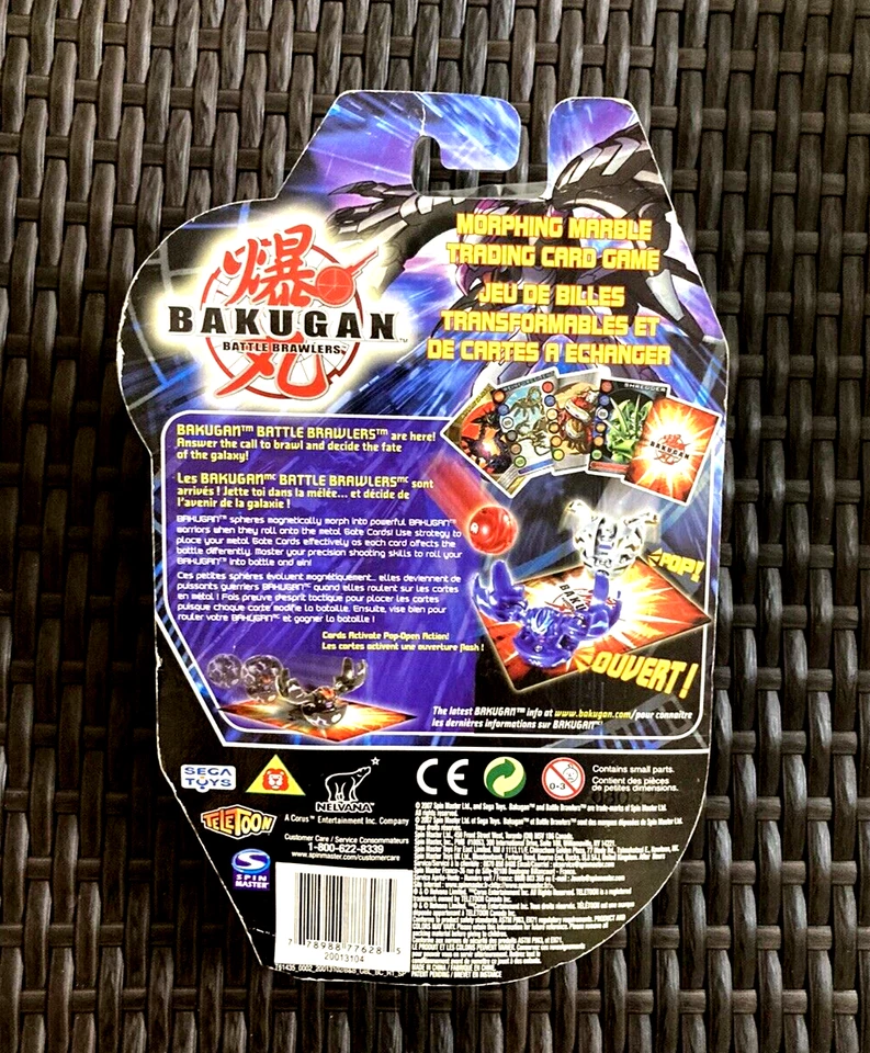 Tarjeta de metal nueva en paquete Bakugan Battle Brawlers: Preyas Figure Collectors Series 1 2007 Foto 2 de 2