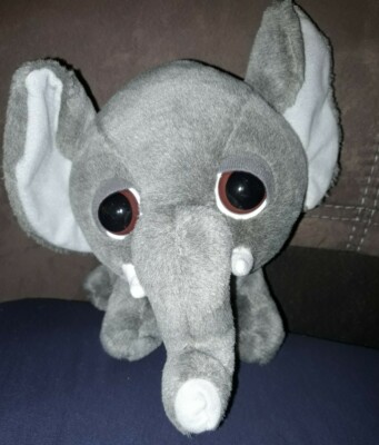 EL1/ 🐘🐘 Peluche doudou Elephant Gros Yeux Big Headz 17 Cm