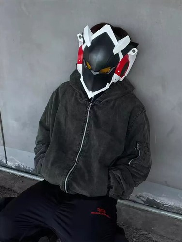 Game Zenless Zone Zero Billy The Kid Adult Mask Cosplay Helmet Halloween Props - Picture 13 of 14