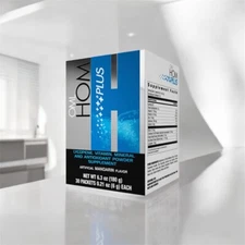 Hom Plus Box with 30 Packets 0.21 oz (6g) each.
