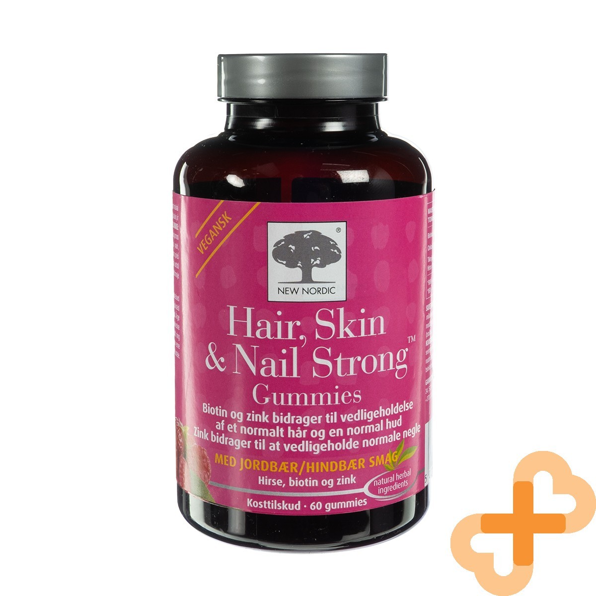 HAIR SKIN & NAIL STRONG GUMMIES 60 Gummies Biotin Zinc Berry Mix