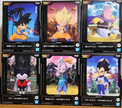 Dragon Ball DAIMA Figure with Panel Complete set Goku Vegeta Gomah Buu JP - Picture 1 of 2