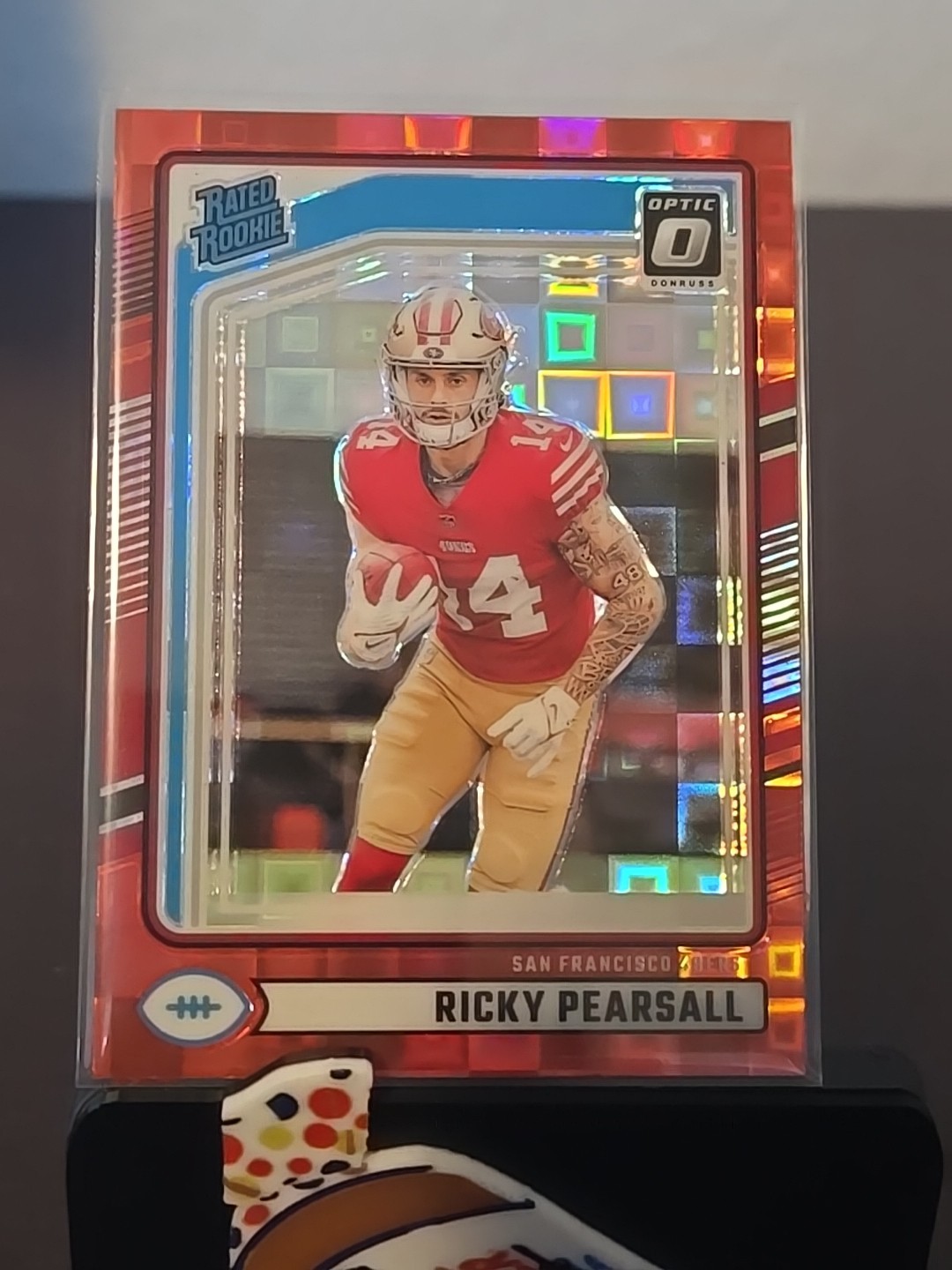 2024 Panini Donruss - Rated Rookie Ricky Pearsall #318 Optic Preview Red Pandora