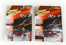 1/64 Johnny Lightning 1982 Mazda RX-7 Sunrise Red Diecast Model JLSP244B CHASE