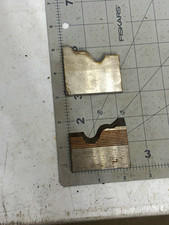 Matched Pair Wood Moulder Profile Knives Decorative Trim Cutter Blades