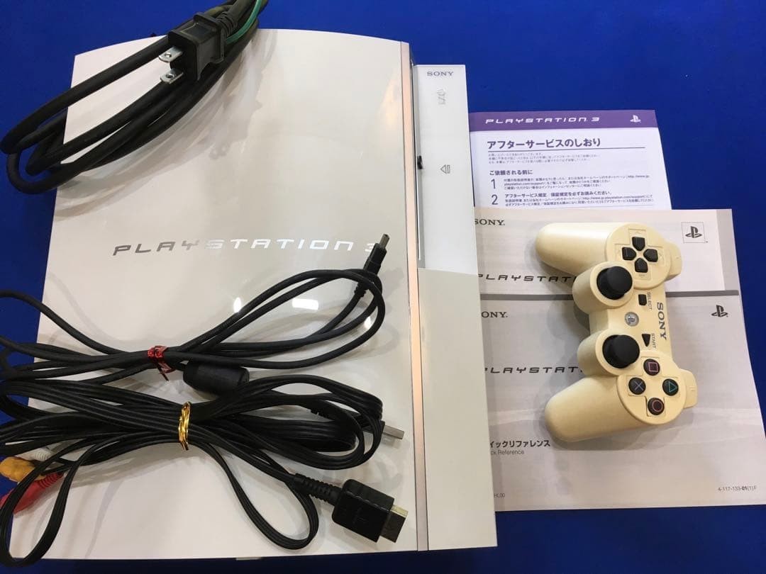 Sony PlayStation 3 PS3 80GB Ceramic White Console CECHL00 Japan Tested