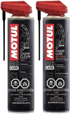 Chain Care Set   Chain Cleaner (C1) & Chain Lube Off-Road (C3), Motorcycle Maint