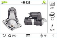 Valeo 458228 Starter FüR Chevrolet Daewoo Fiat Opel Saab