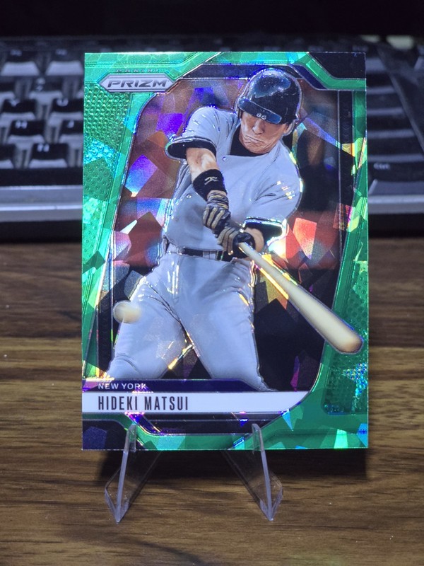 2025 Panini Prizm - Hideki Matsui, Hideki Matsui #196 Green Ice Prizm