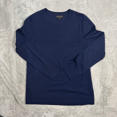 Banana Republic Extra Fine Merino Wool Sweater Navy Women s Medium