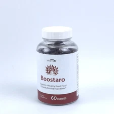 Boostaroo Capsules - Boostaro - Blood Flow Virility For Men 60 Caps - EXP 10/25