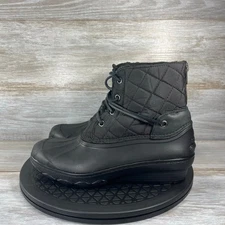 Sperry Top-Sider Women's Saltwater Wedge Tide Quilted Rain Boots Size 7 