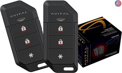 Avital 3103L Automotive 1-Way Security System with Two 4-Button Remotes
