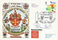 Football Wolverhampton Wanderers Centenary Dawn Cover signed Steve Bull