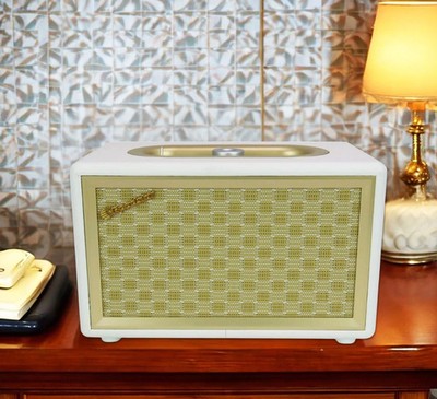 Roadstar HRA-310BT Retro Radio Vintage Bluetooth UKW Lautsprecher AUX Leder-Opti