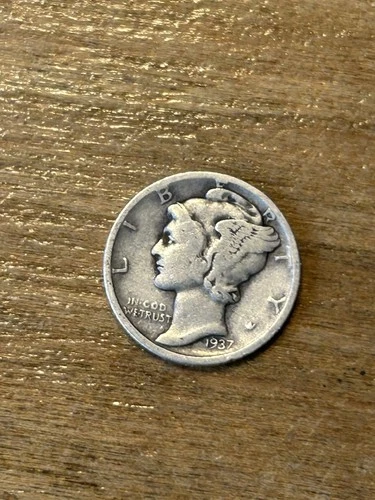 1937D Mercury Dime VG