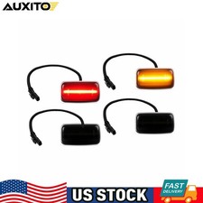 For Gmc Sierra 2500hd 3500hd Dually Bed Rear Led Fender Marker Lights 2015-2023