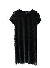 Women's Lipsy London Black Lace Dress Size 10 Short Sleeve - HS/11