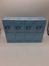 4x KY Jelly Classic Water-Based Personal Lubricant 4 oz. ea. exp:04/2026