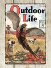 Vintage Tin Metal Signs Home Décor 8x12 Outdoor Life Hunting Old Magazine Cover