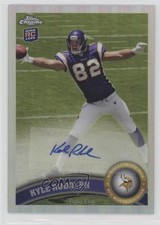 2011 Topps Chrome Photo Variation Refractor Rookie Kyle Rudolph #203 Auto 15wb