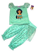 Disney Jazmín Fantasía Harén Conjunto Disfraz Pijama de la Película Aladdin Nueva Niña 4