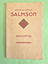 N°4032 / SALMSON  / catalogue Magnétos haute tension pour 1 et 2 cylindres  1921