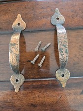 Hammered Copper Drawer Pull Door Handle Colon...