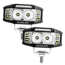 3 Inch LED Pods, 2PCS 40W 12V Flood Spot Ditch Lights Offroad HZ1126-DRL