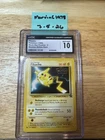 Pikachu Pokemon (1999) Black Star Promos - 4 Mewtwo Strikes Back CGC 10