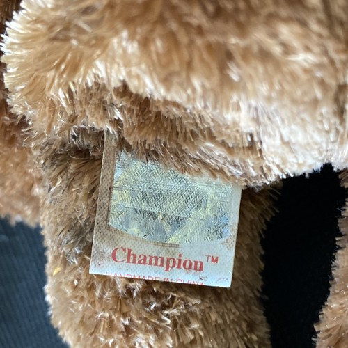 TY Beanie Baby 2002 FIFA World Cup Champion Bear Japan Brown Plush Toy W Tag - Picture 12 of 15