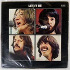 BEATLES LET IT BE APPLE AP9009 Japan RED VINYL VINYL LP